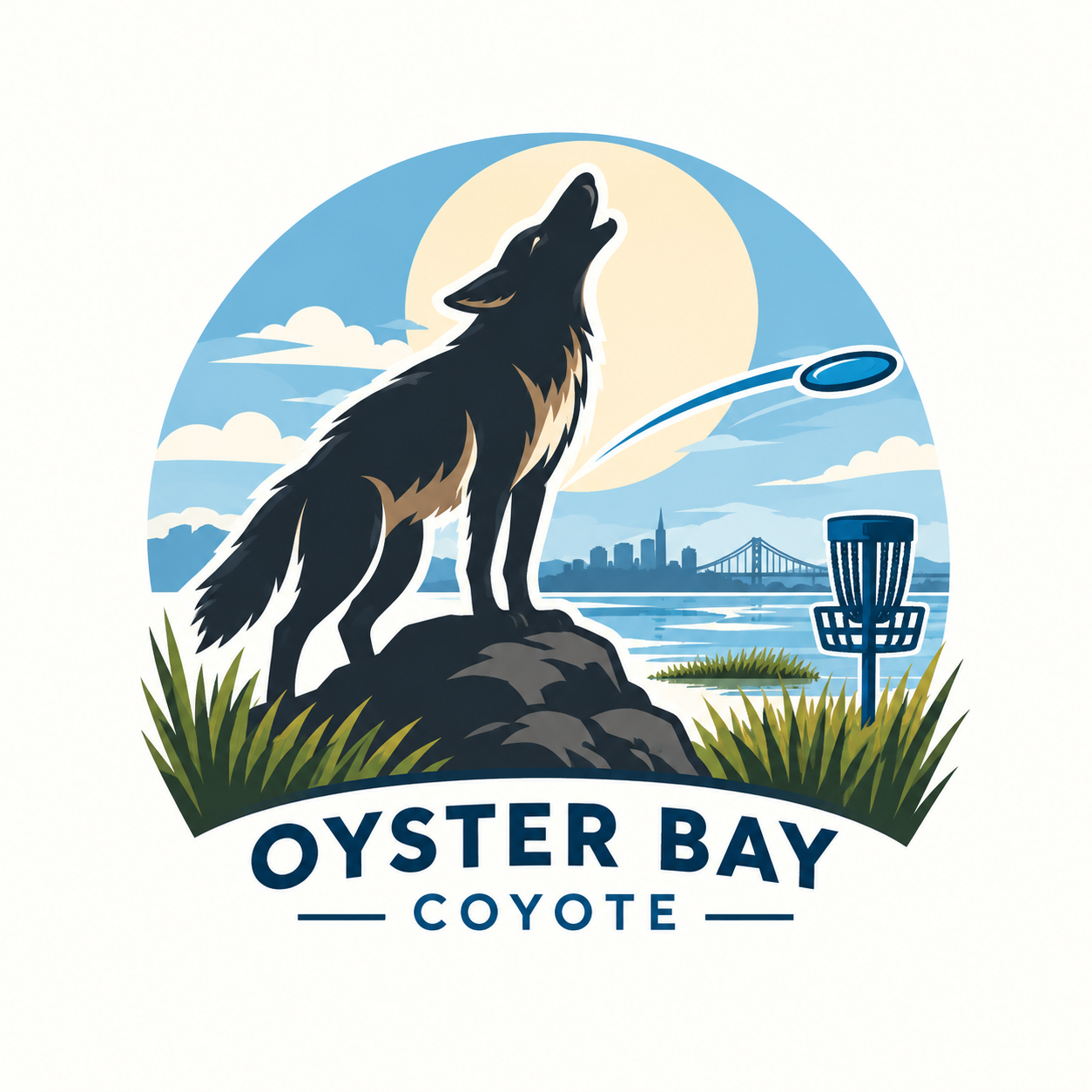 Coyote — Oyster Bay Disc Golf Club layout artwork
